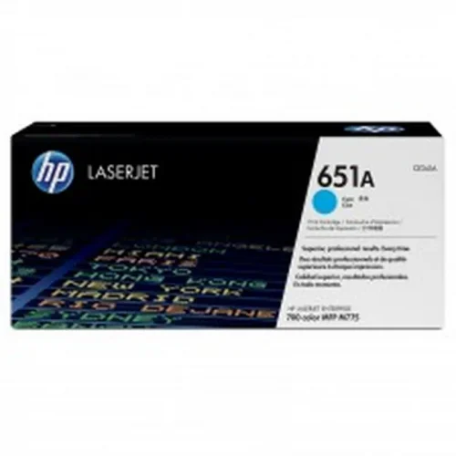 ‏טונר ציאן / כחול ‏ HP 651A CE341A