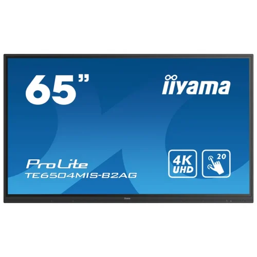 מסך מחשב ‏65 ‏אינטש iiYAMA ProLite TE6504MIS-B2AG 4K