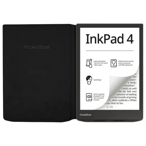 ⁦נרתיק לקורא ספרים HN-FP-PU-743G-RB-WW PocketBook Flip Cover (InkPad 4) and (InkP⁩ – תמונה ⁦4⁩