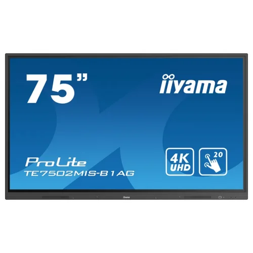 מסך מחשב ‏75 ‏אינטש iiYAMA ProLite TE7502MIS-B1AG 4K