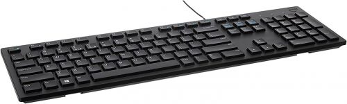 ⁦Dell Multimedia Keyboard-KB216 - Hebrew (QWERTY) - Black 580-ADHZ מקלדת⁩ – תמונה ⁦2⁩