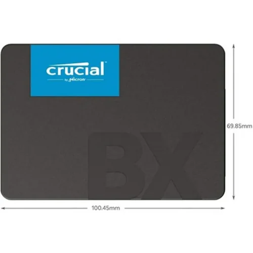 ⁦Crucial BX500 500GB 3D NAND SATA 2.5-inch SSD CT500BX500SSD1⁩ – תמונה ⁦3⁩