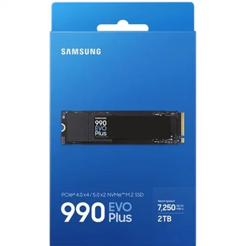 ⁦SAMSUNG SSD 990 EVO PLUS 2TB PCIe® 4.0 x4 / 5.0 x2 NVMe MZ-V9S2T0BW⁩ – תמונה ⁦2⁩