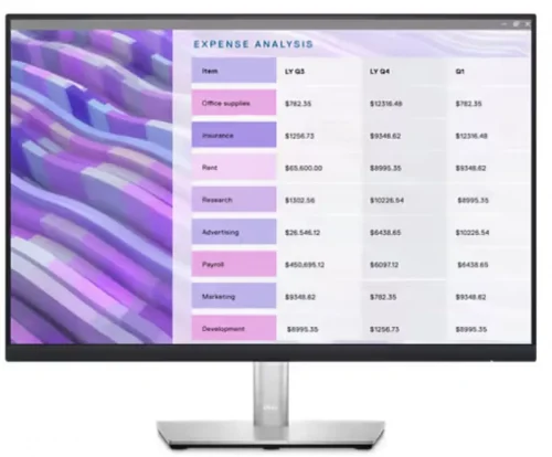 Dell Pro 24 Plus  USB-C Hub Monitor - P2425DE,  (23.8") QHD 2K , HDMI, DP, Type C, RJ45, Height, Pivot OP-RD09-15941 מסך
