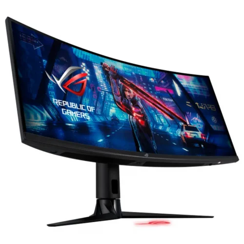 ⁦90LM06V0-B01A70 מסך מחשב קעור לגיימינג Asus ROG Strix XG349C 34" IPS UWQHD 180Hz⁩ – תמונה ⁦3⁩