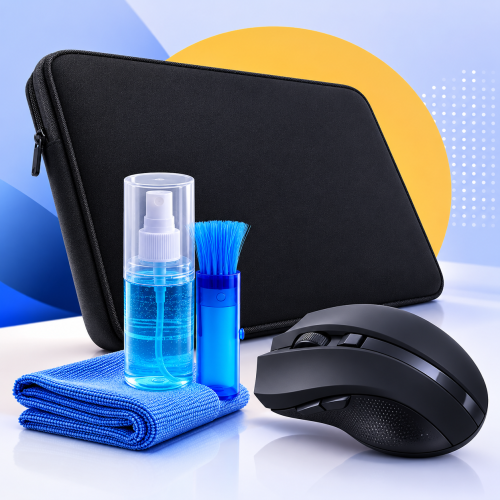 ערכת אביזרים למחשב נייד Essential - כל מה שצריך כדי להתחיל לעבוד מהיום הראשון