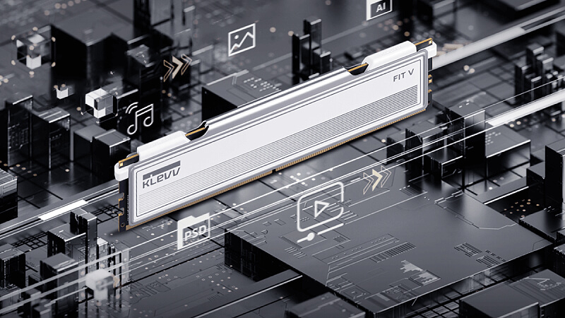 KLEVV FIT V White DDR5 memory for desktop systems