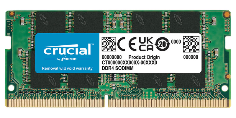 זיכרון Crucial DDR4 SODIMM