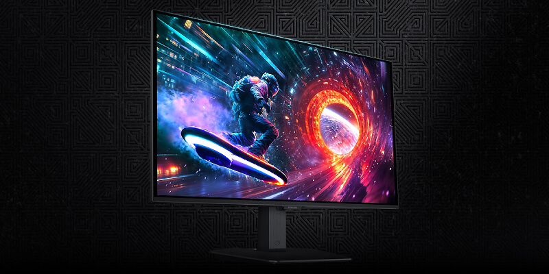 מסך הגיימינג Samsung S27FG504SU OLED המציג איכות תמונת QHD חיה