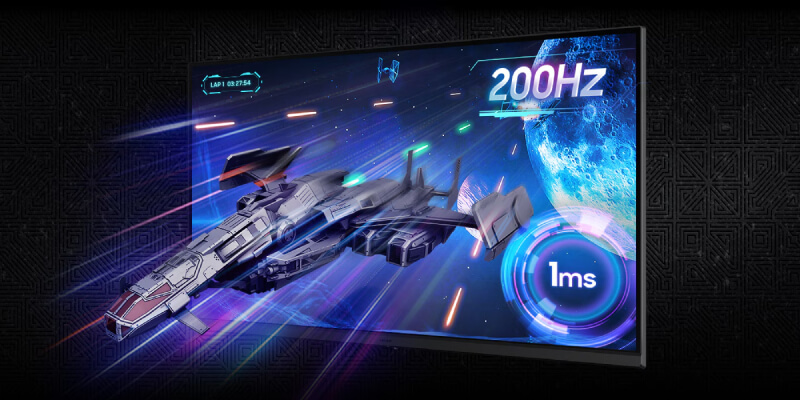 קצב רענון 200Hz וזמן תגובה 1ms במסך הגיימינג Samsung S27FG530EU