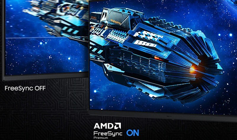 הדגמת AMD FreeSync Premium במסך הגיימינג Samsung S27FG530EU