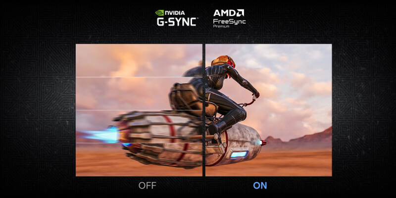 הדגמת NVIDIA G-Sync ו-AMD FreeSync Premium במסך הגיימינג Samsung S27HG402EU