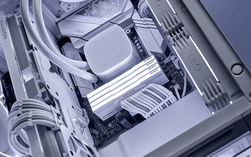 KLEVV CRAS V RGB Brilliant White DDR5 memory