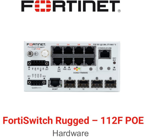 מתג רשת תעשייתי Fortinet FSR-112F-POE