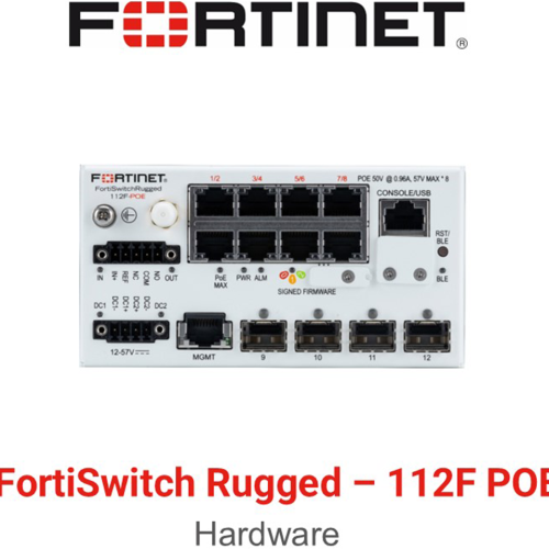 מתג רשת תעשייתי Fortinet FSR-112F-POE