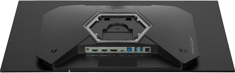החיבורים האחוריים של IIYAMA G-Master GOB2701QSC-B1