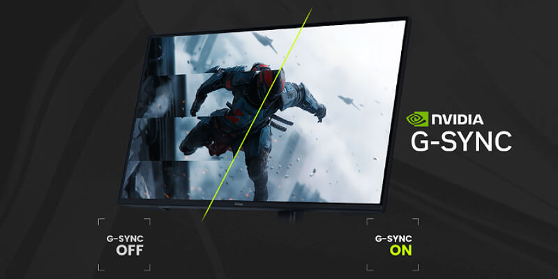 תמיכה ב-NVIDIA G-SYNC במסך IIYAMA G-Master GOB2701QSC-B1