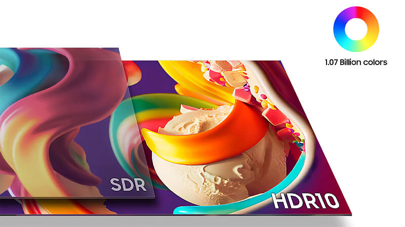 HDR10 ו-1.07 מיליארד צבעים במסך Samsung ViewFinity S8 S80D