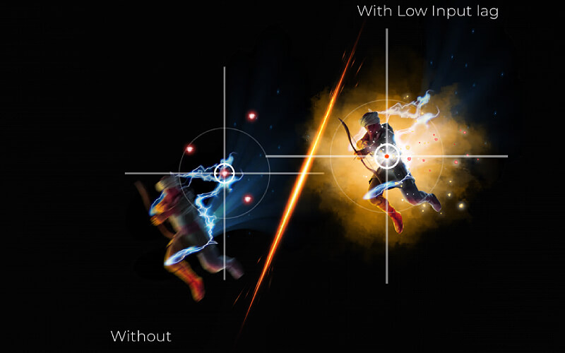 Low Input Lag במסך AOC 24G4ZRE