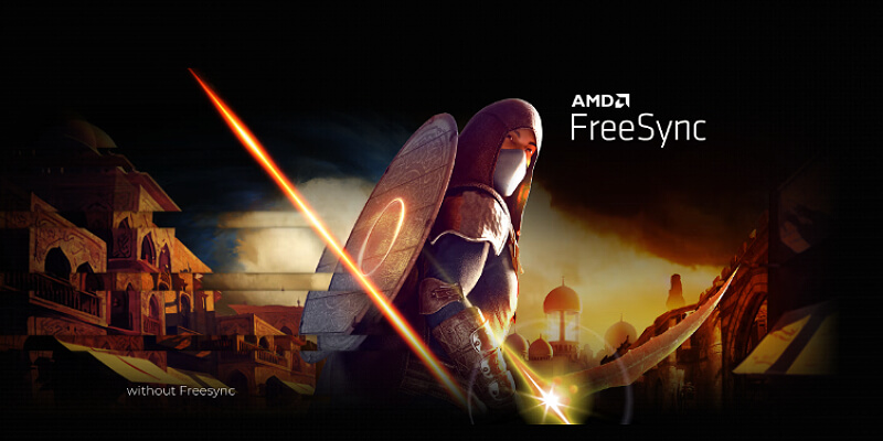 AMD FreeSync Premium במסך AOC CU34G2XP-BK