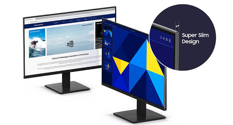 עיצוב Super Slim של Samsung Essential Monitor S3