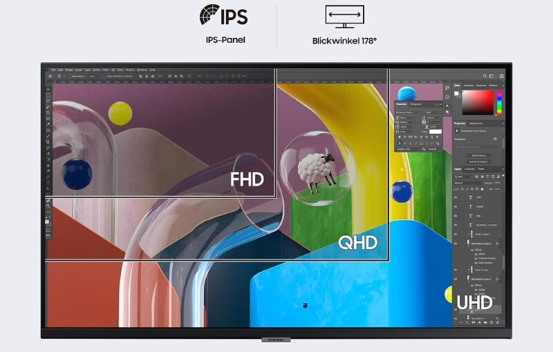 תצוגת 4K UHD IPS של Samsung ViewFinity S8